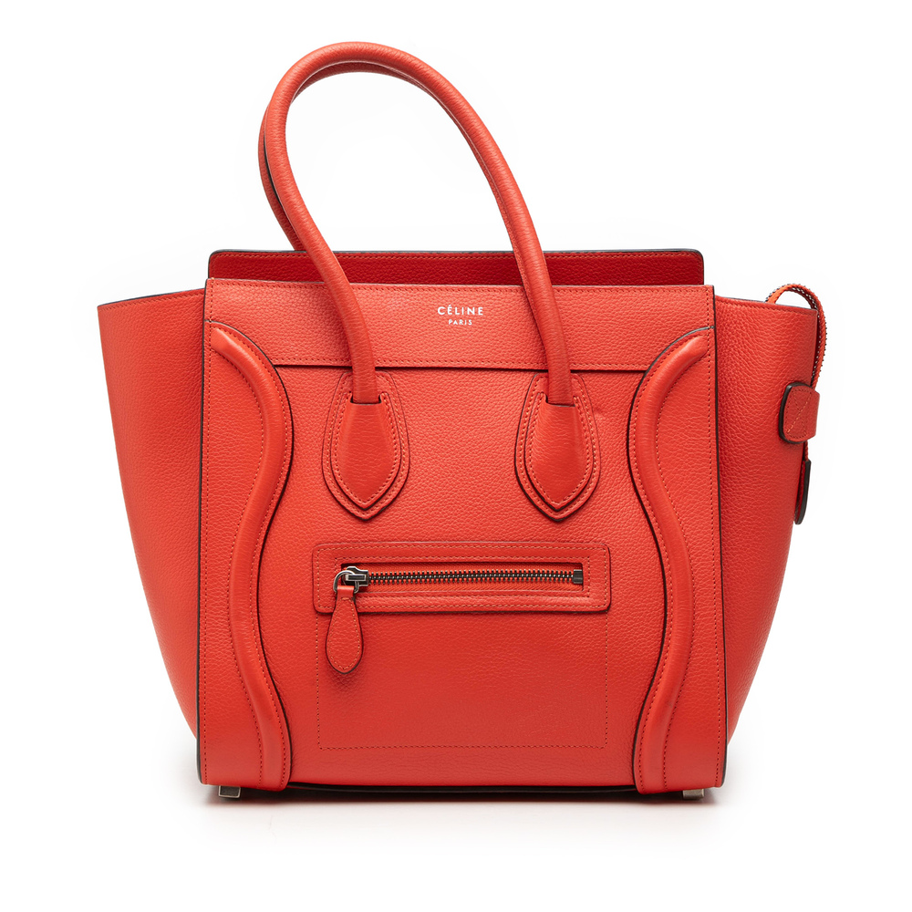 Pre-Loved Celine Micro Leather Luggage Tote - Picture 1 of 7